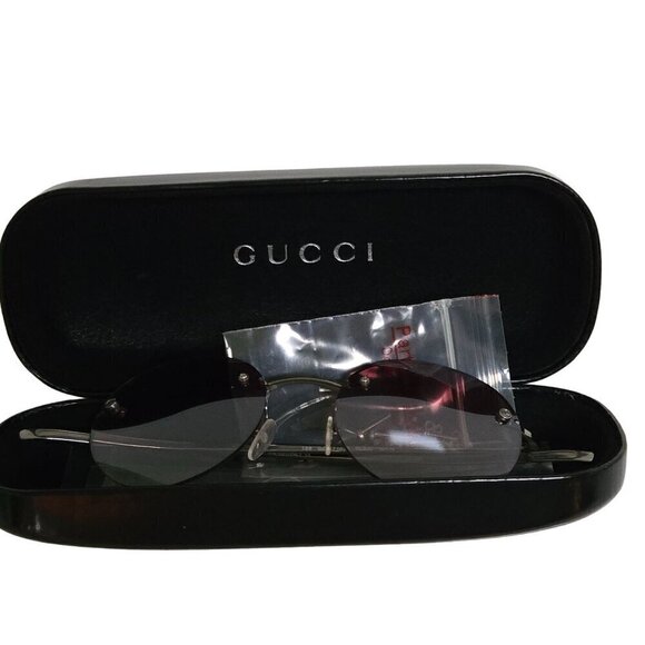 Gucci Vintage GG 1716S Made In Italy Round Rimless Sunglasses main image 6